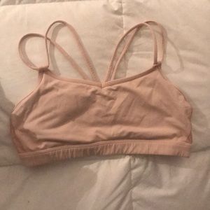 Blush Lululemon sports bra